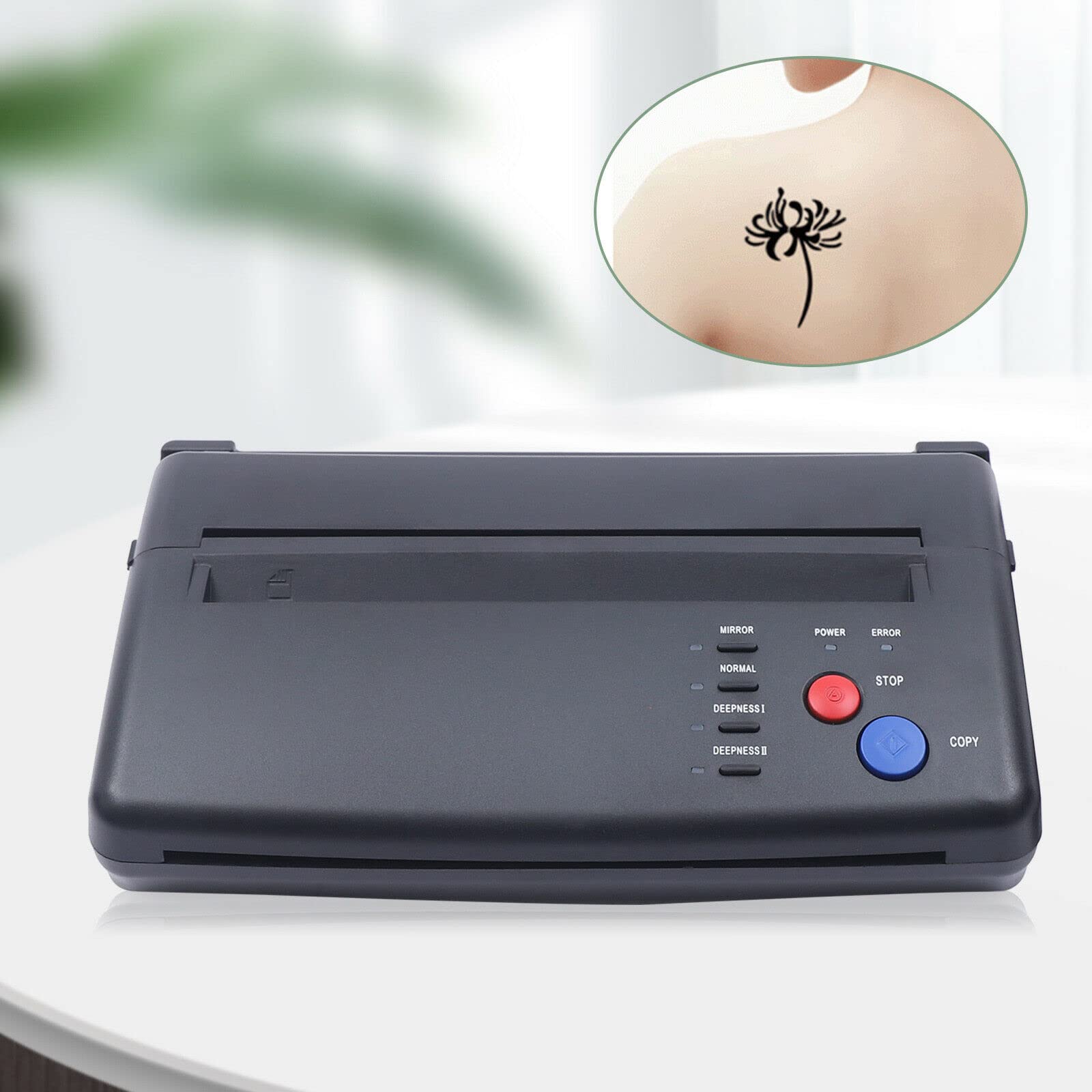 Máquina de tatuaje A4 con estrías térmicas para fotocopiadora, impresora de transferencia térmica, máquina de transferencia térmica, plantillas térmicas, copiadora, tatuaje