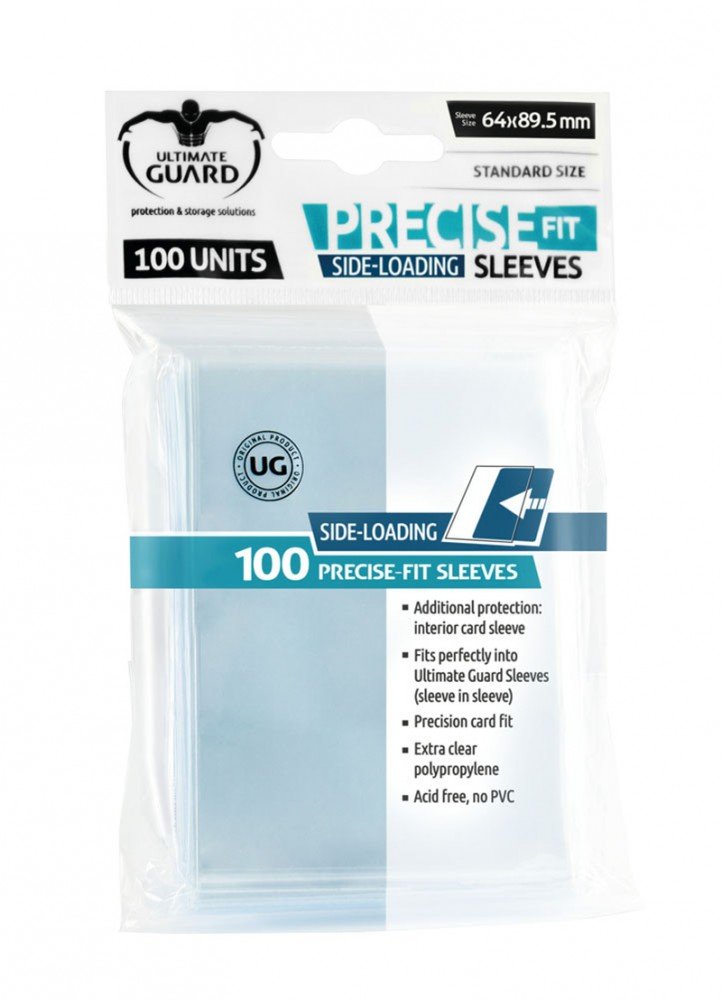 Ultimate Guard "Side-Loading Precise-Fit Sleeves (Standard, Transparent)