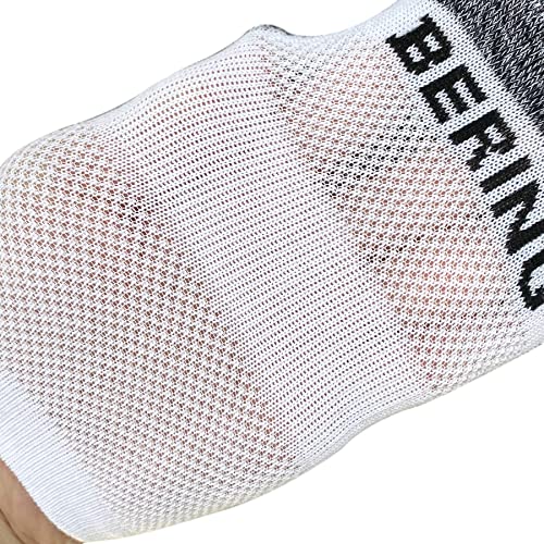 BERING Kids' Athletic Cushion Ankle Socks 6 Pairs Low Cut Heel Tab for Youth Big Boys Girls4