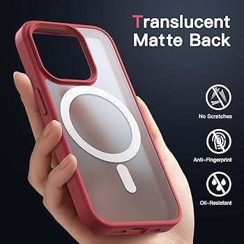 【色:Minijohn_サイズ:15ProMagsafeClear】CASETi CAPRARO Magnetic for iPhone 15 Pro Max Case, [Compatible