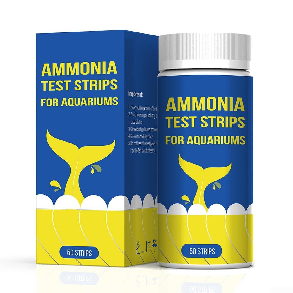 Innovative 50 pack of Easy Dip Ammonia Test Papers for Your For Aquarium's Safety