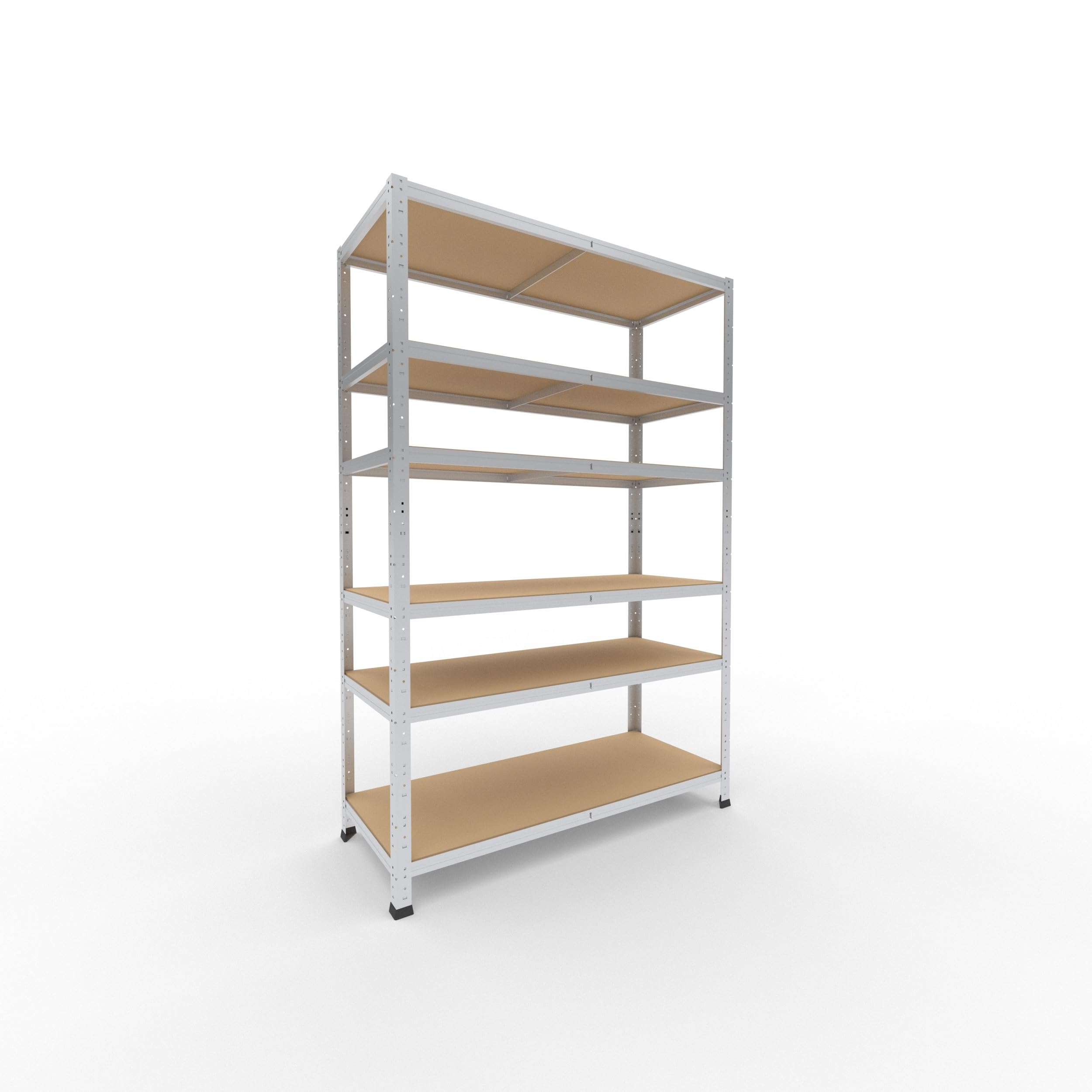 shelfplaza® 180x120x50cm Home Étagère Charge Lourde galvanisé/Etagere Metallique 6 Niveaux / 145kg capacité Charge/Etagere en Metal, étagères de Rangement & Etagere Rangement Garage Acier