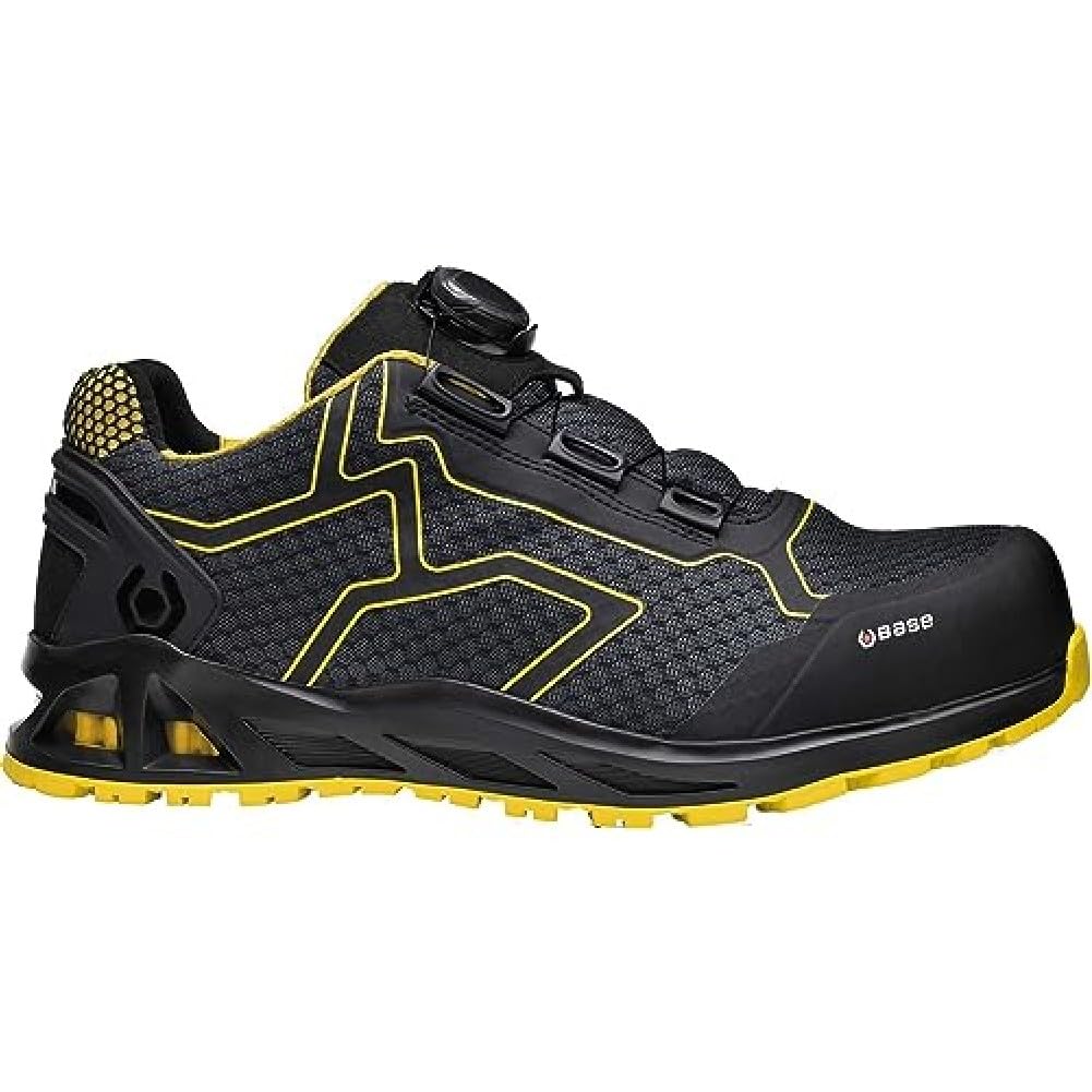 sneakers protezione k-rush con sistema boa colore nero/giallo Größe 9