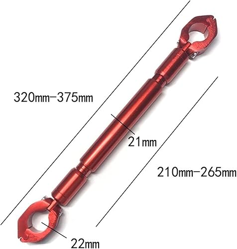 Miniatura 6 de Barra de equilibrio de motocicleta para KAWASAKI Versys 650 Versys 1000 Versys650 2020 2021 2022 (color rojo, tamaño 1)