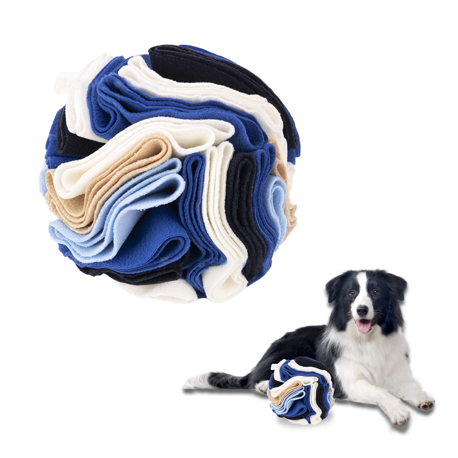 Schnüffelball Für Kleine Hunde – Interaktives Puzzle-Spielzeug Mit Aufbewahrungstasche