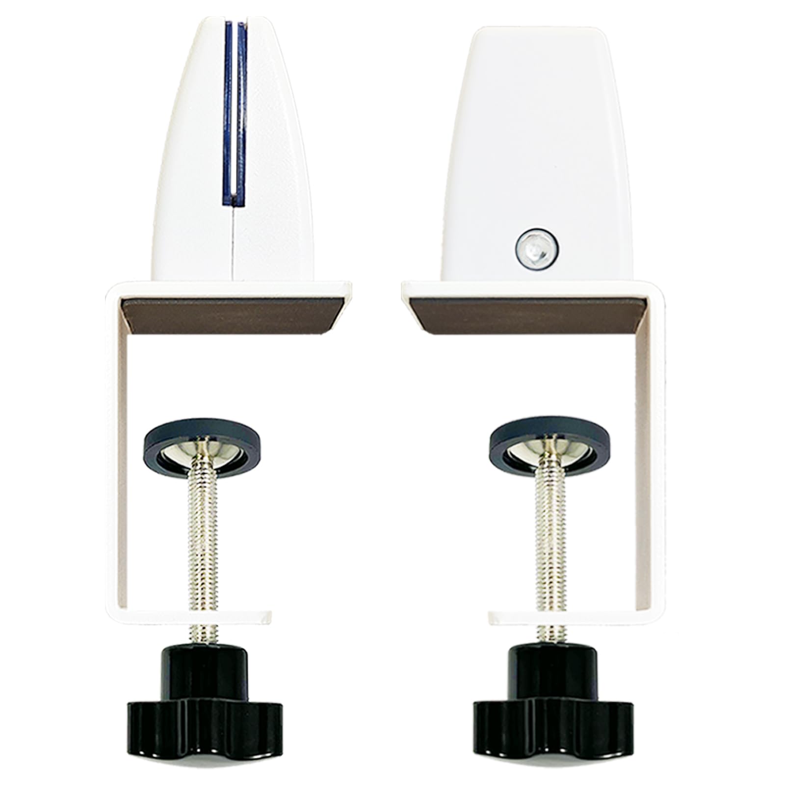 Jhanw Divider Clamp For 1/8" To 0.51" Panel, Adjustable Partition Clamp For 0.32" To 2.04" Desktop, Standing Desk Accessories For Privacy Folders,