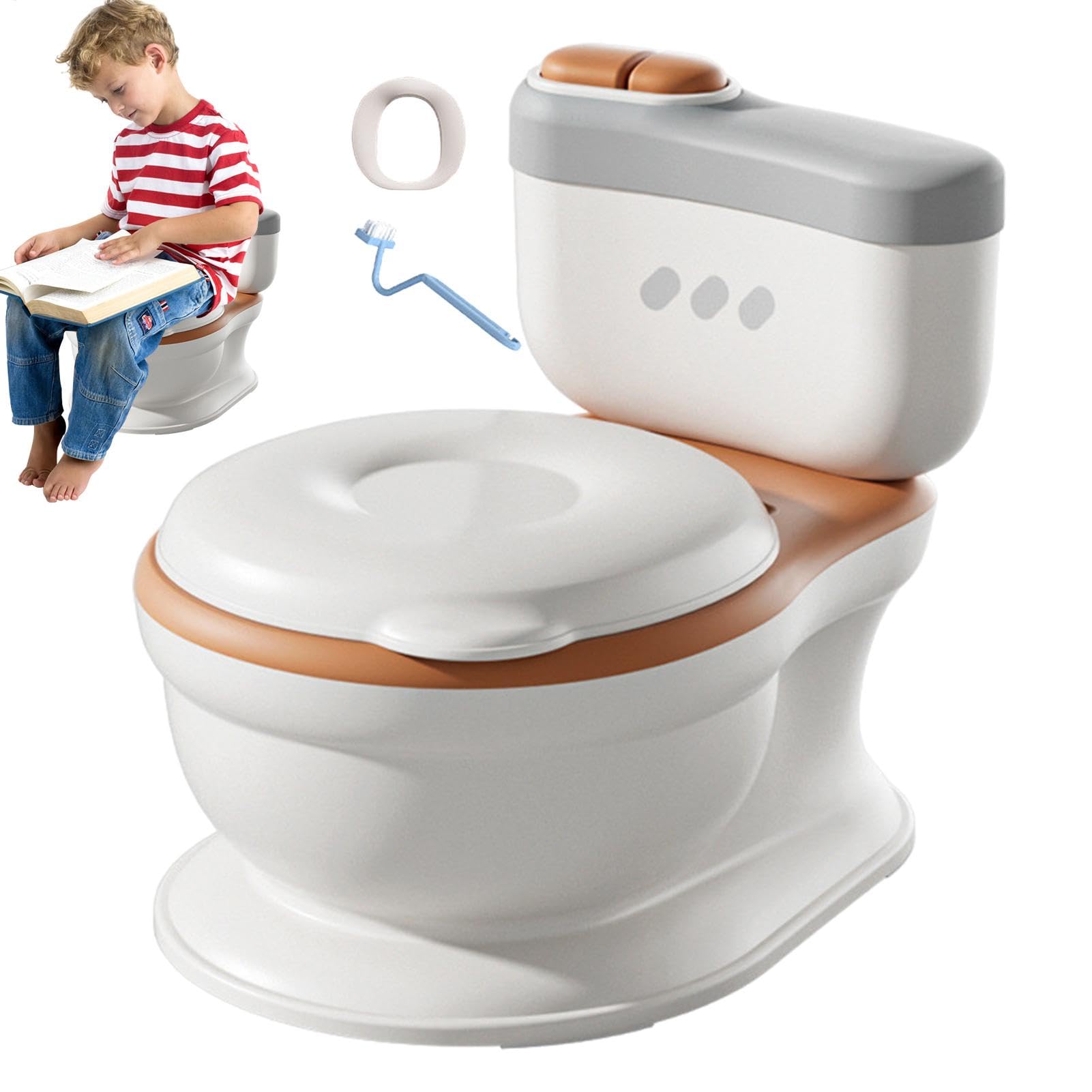 Aseos de aprendizaje de limpieza para – Baños de aprendizaje de limpieza | realistas, inodoros de aprendizaje de limpieza resistentes a salpicaduras para | Dispo