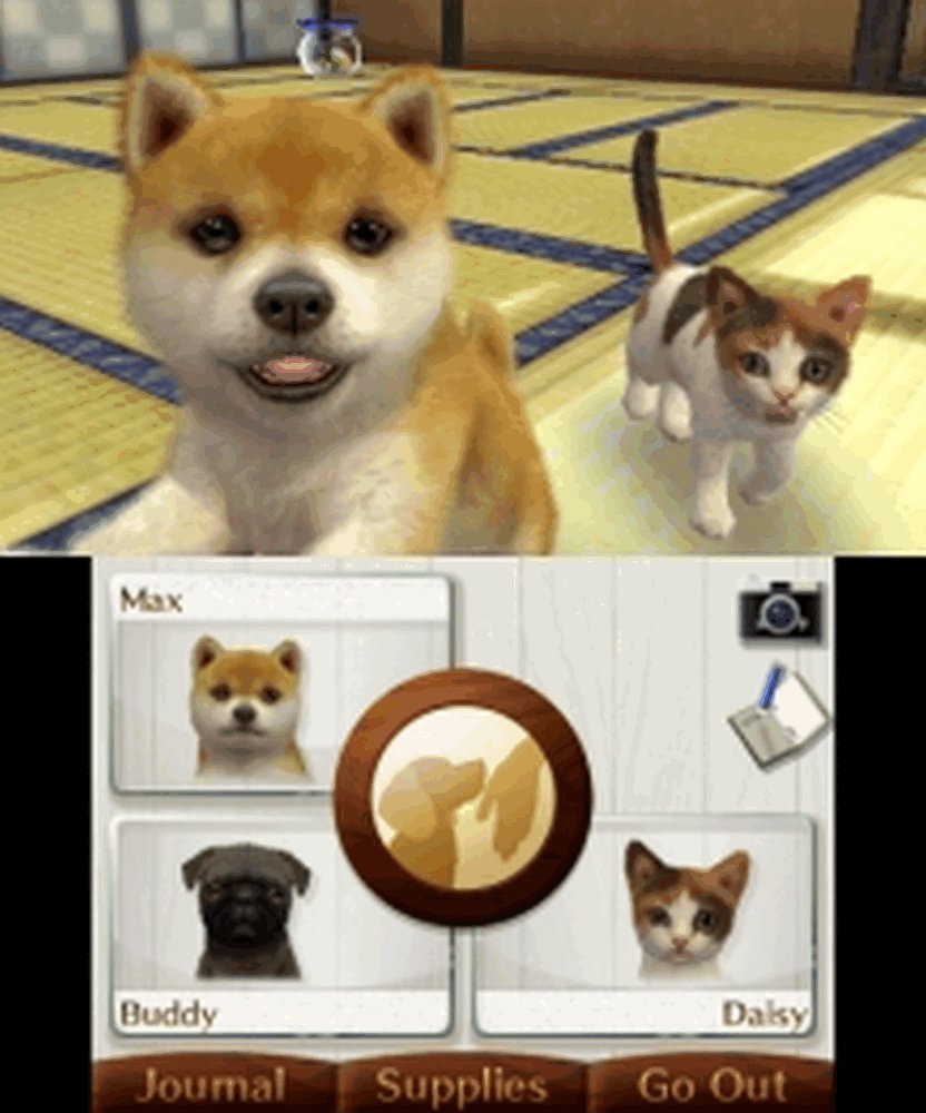 Nintendo 3DS Nintendogs + Gatos: Golden Retiever
