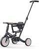 newyoo 5-in-1 balance bike tricycle tricycle from 1-3 years childrens tricycle with push bar childrens bike balance bike running bike with handlebar safety bar tr008 dark gray