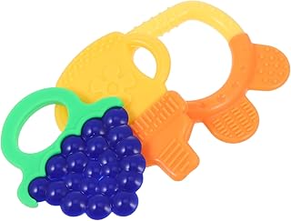 ibasenice 3 Pçs Dentes De Bebê Treinamento Goma Brinquedo Infantil Brinquedo Do Bebê Brinquedos De Madeira Mordedor De Alimentação Madeira Mordedor De Bebê Berço Infantil Goma Mordedores