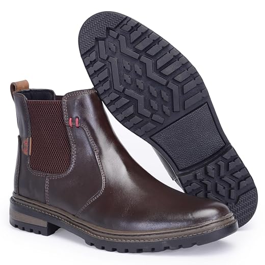 Bota Chelsea Masculina Social e Casual Palmilha Gel Couro Premium