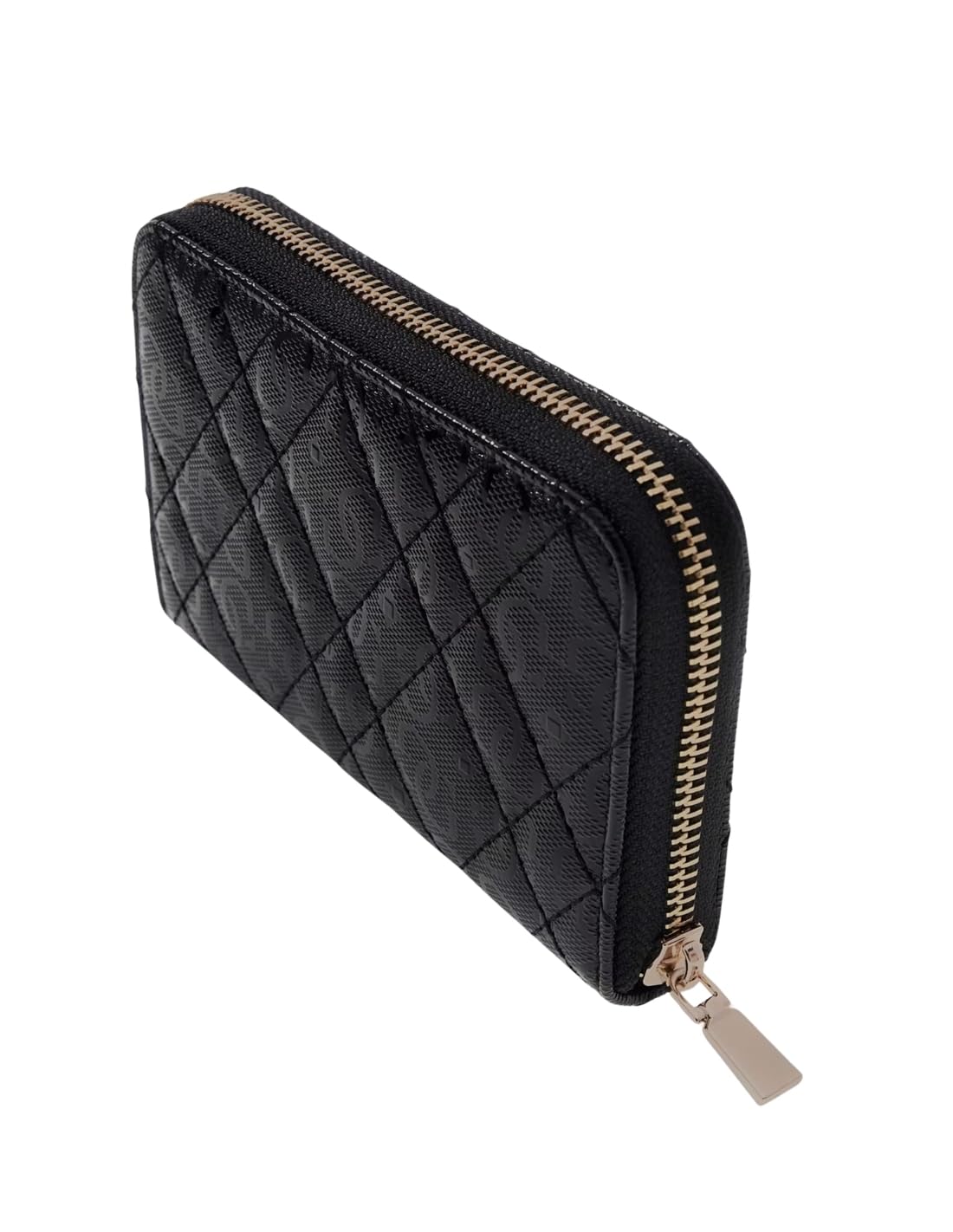 GUESS portafoglio Isemay SLG Medium Zip Wallet Black nero