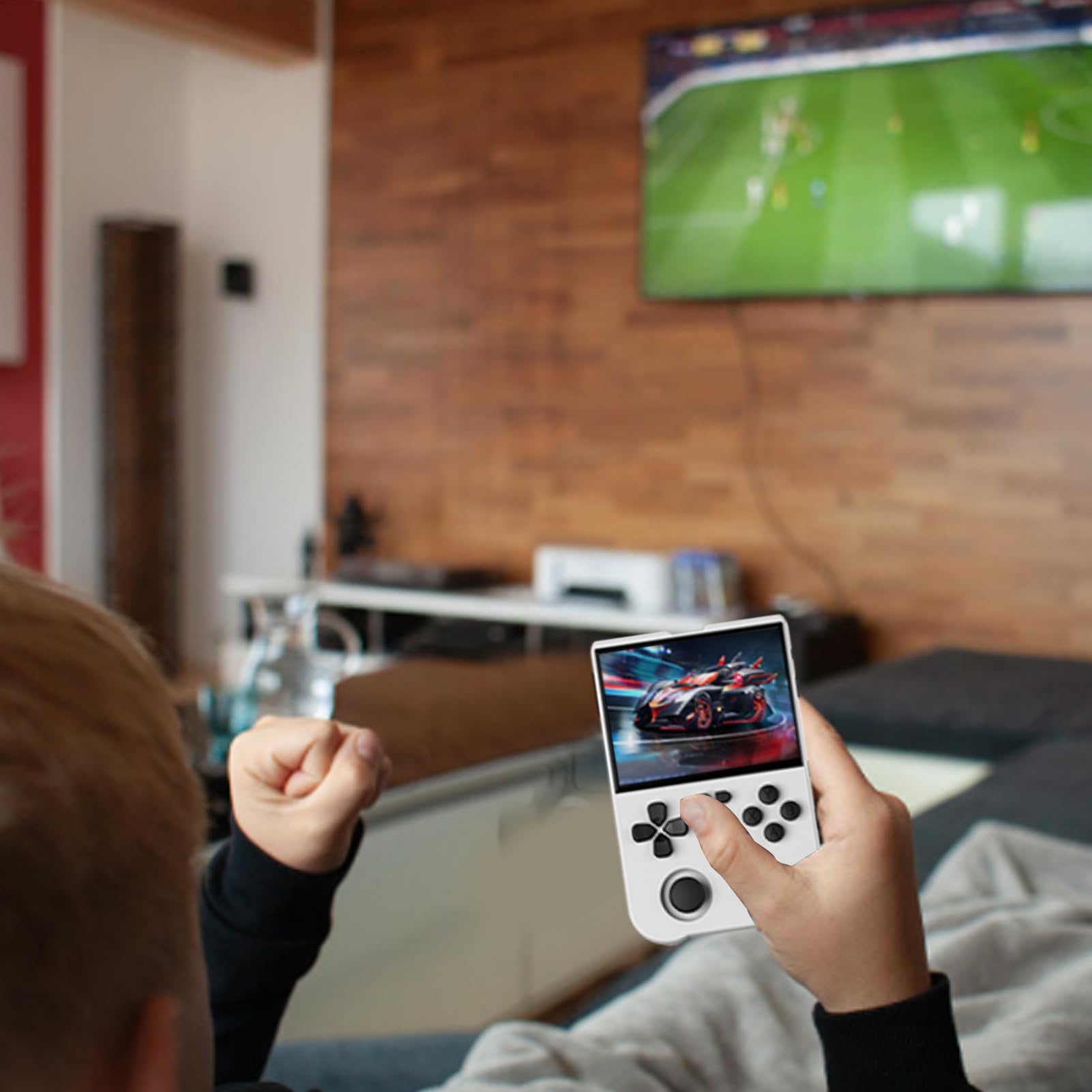 Retro Handheld - Gry podręczne z baterią 3000 mAh, konsola do gier wideo, ekran dotykowy 3,5", konsole do gier, obsługuje wiele emulatorów Fassme