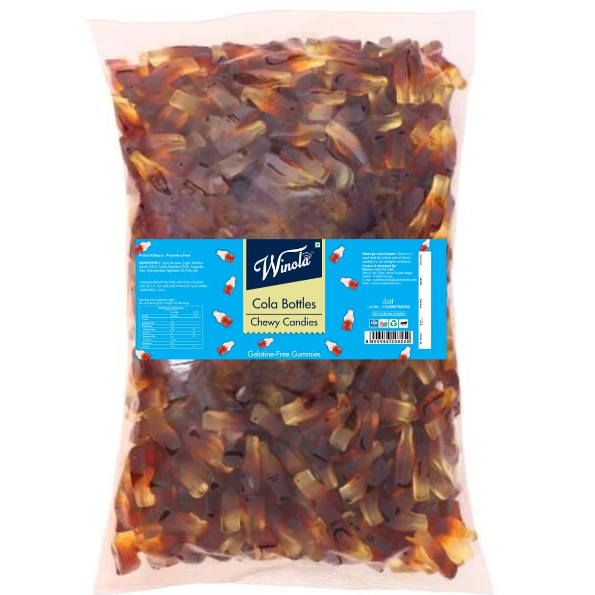 See full amazon price history chart for Winola Gummy Candies - 100% Vegetarian, Gelatine free Cola Bottle Imported Gummies (1 kg) Winola Gummy Candies - 100% Vegetarian, Gelatine free Cola Bottle Imported Gummies (1 kg) (B0CW6D9B6Q) Amazon Price History, Amazon Price Tracker