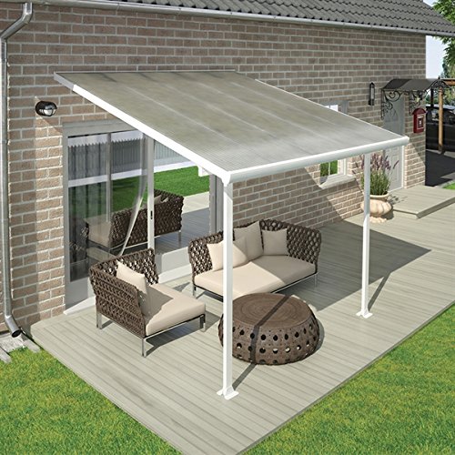 Palram Feria 3x8.51 White Patio Cover