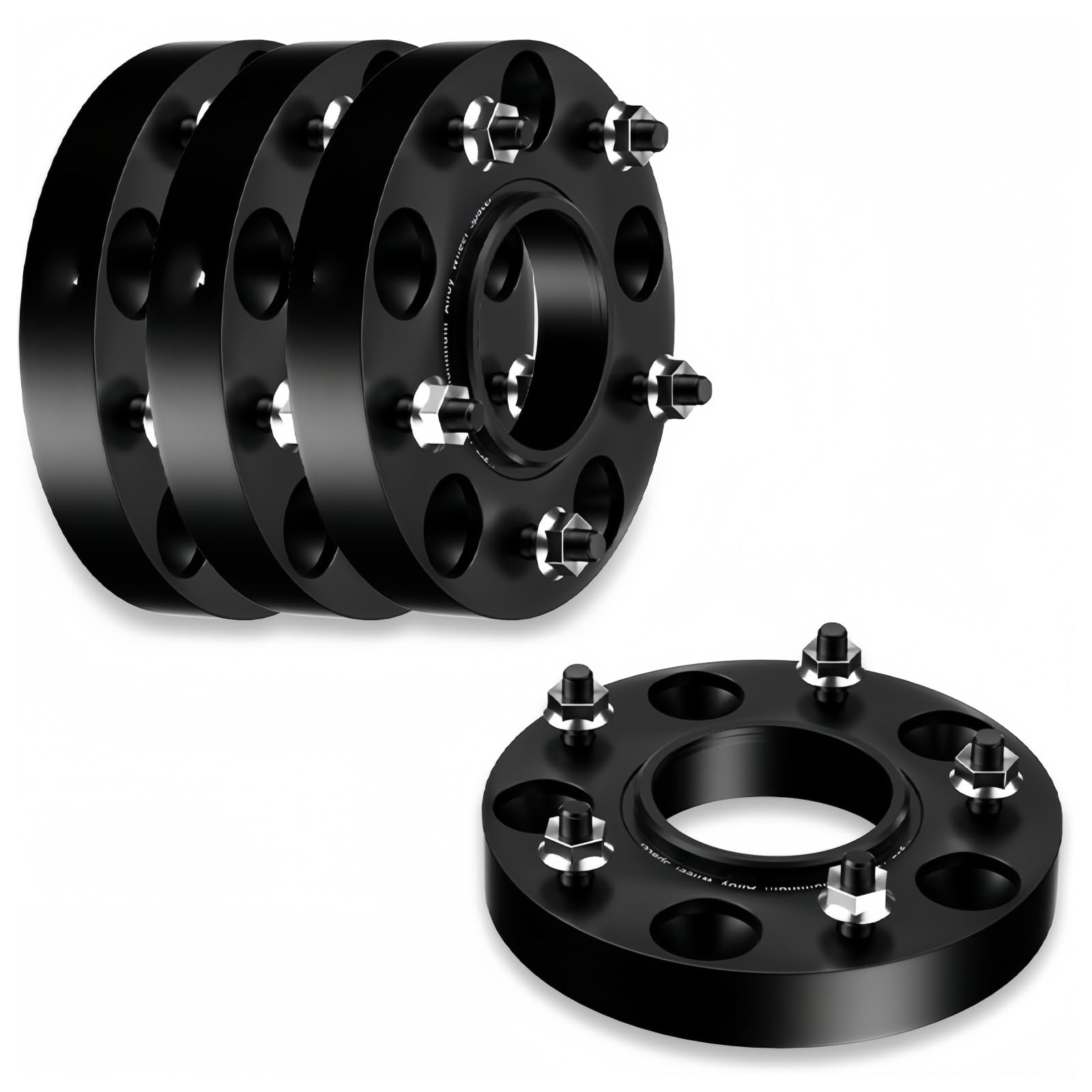 2/4 pièces pour BAIC pour pékin 3 5 7 plaque bride T6-7075 entretoises de roue moyeu alliage d'aluminium adaptateur élargi Entretoises de roue