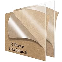 Vista 30 de 6 piezas de láminas de plexiglás de 8" x 12", lámina acrílica transparente de 1/8" de grosor (3mm), para letreros, manualidades, marcos de fotos