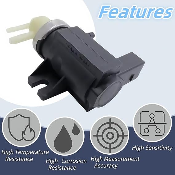 1K0906627B Turbo Boost Pressure Vacuum Control Solenoid Valve,Replaces 1K0906627A 1J0906627B,Compatible with 2015-2016 Audi A3,2015 Volkswagen Beetle Golf,2015-2016 Jetta,2012-2015 Passat