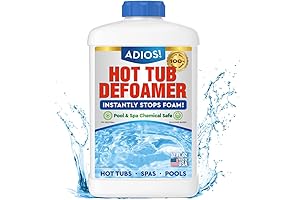 Foam Away Hot Tub De-foamer and Anti Foam Spa Treatment for Pools