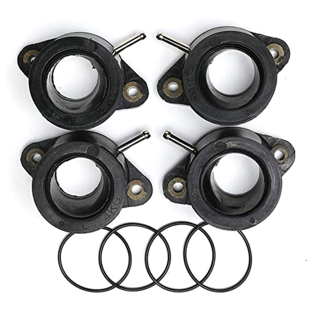 4Pcs Carburetor Intake Manifold Boot Joint Carb Holder For Yamaha Xj650