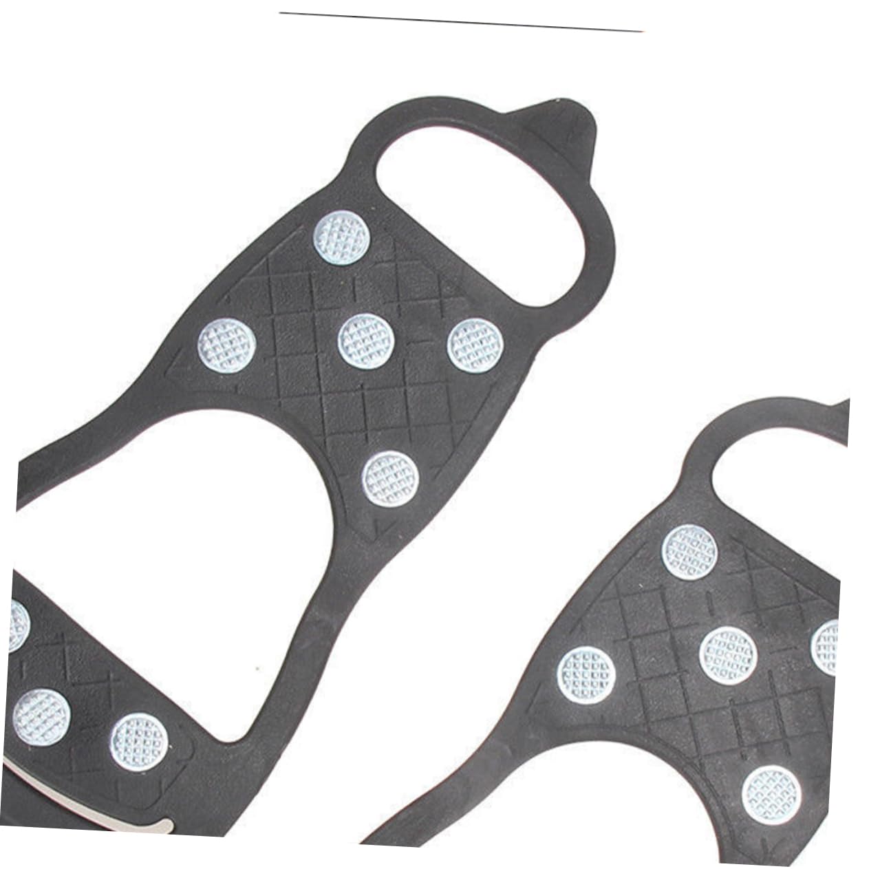 TOGEVAL Snow Traction Shoe Covers 8-Stud Anti-Slip for Men Women Stretchable Crampon Cleat Covers for Winter Shoes