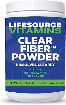 LifeSource Vitamins Clear Fiber- SunFiber- 5oz - 35 Servings