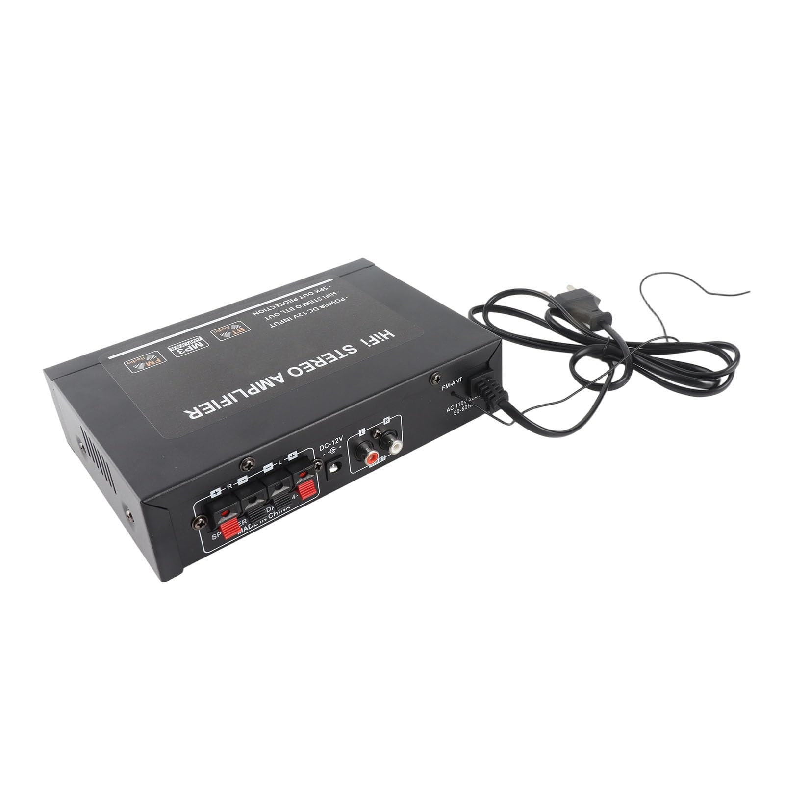 Amplificateur de Puissance Mini Bluetooth Intelligent Digital avec Télécommande Prise UE 220V