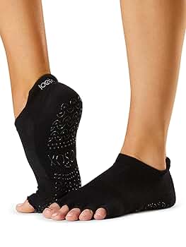 Amazon.com: toesox Women's Low Rise Half Toe Grip Socks