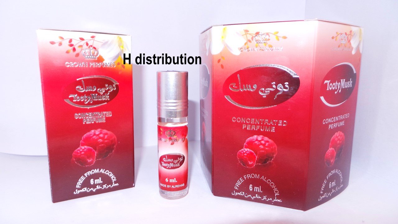Al-Rehab Tooty Musk Box of 6 x 6ml Perfume Oil