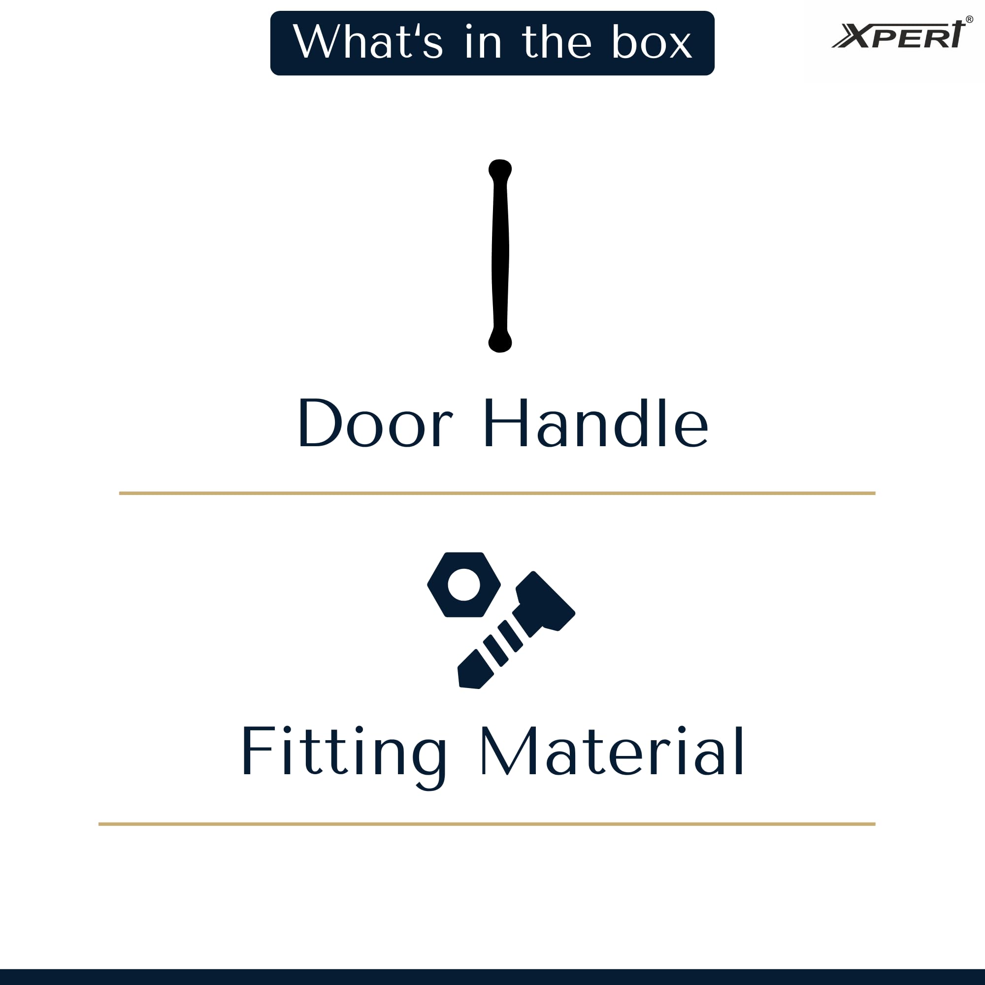 Xpert Plain & Classic Antique Finish (10 Inches) Stainless Steel Main Door Handle (Pack of 1) 3