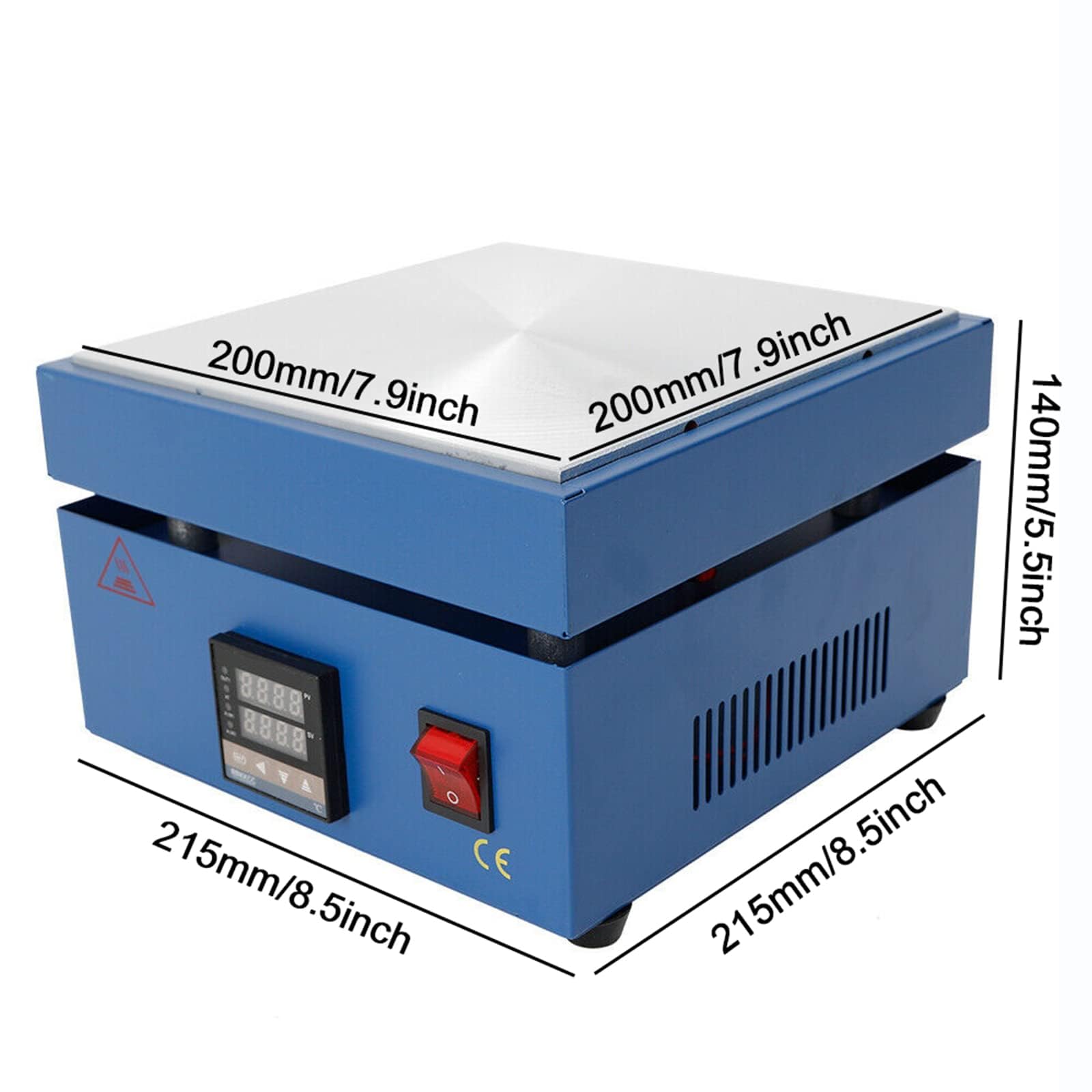Máquina De Embalaje Térmico De Celofán, Máquina De Película Selladora Térmica De PVC, Rango De Control De Temperatura 0-400 ℃, para Soldadura/reparación De Placas PCB