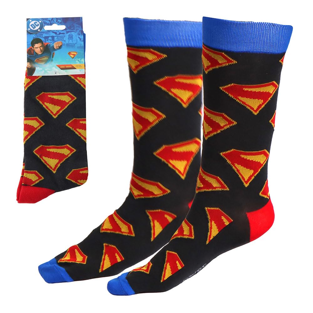 CERDÁ LIFE'S LITTLE MOMENTES | Superman Socks Size 38-45 Comfortable and Soft - Superman Socks with Unique Style and Officially Licensed