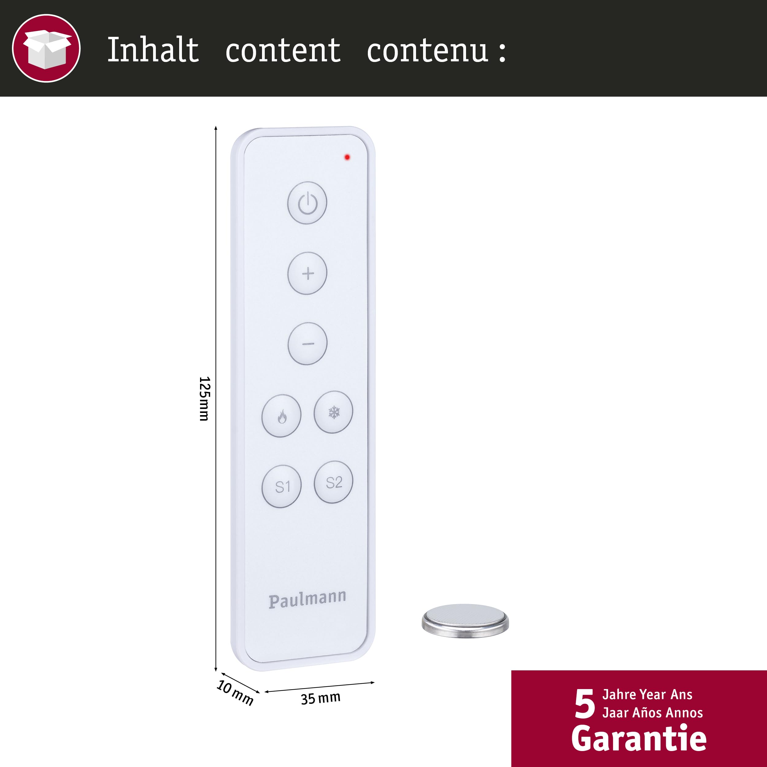 Paulmann 50141 Remote Control Smart Home Zigbee 3.0 White - Image 2