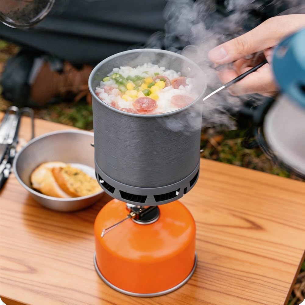 DASIAUTOEM Kubek tytanowy na kemping, 600 ml, ultralekki garnek kempingowy, outdoorowy piknik, wędrówki, naczynia tytanowe ze składanym uchwytem, wytrzymałe i odporne na wysokie temperatury, idealne