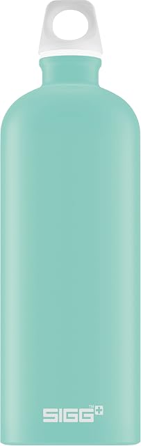 SIGG Traveller Outdoor butelka na napoje (1 l), nie zawiera substancji szkodliwych i szczelna butelka na napoje do wędrówek, lekka jak piórko, sportowa butelka na napoje z aluminium