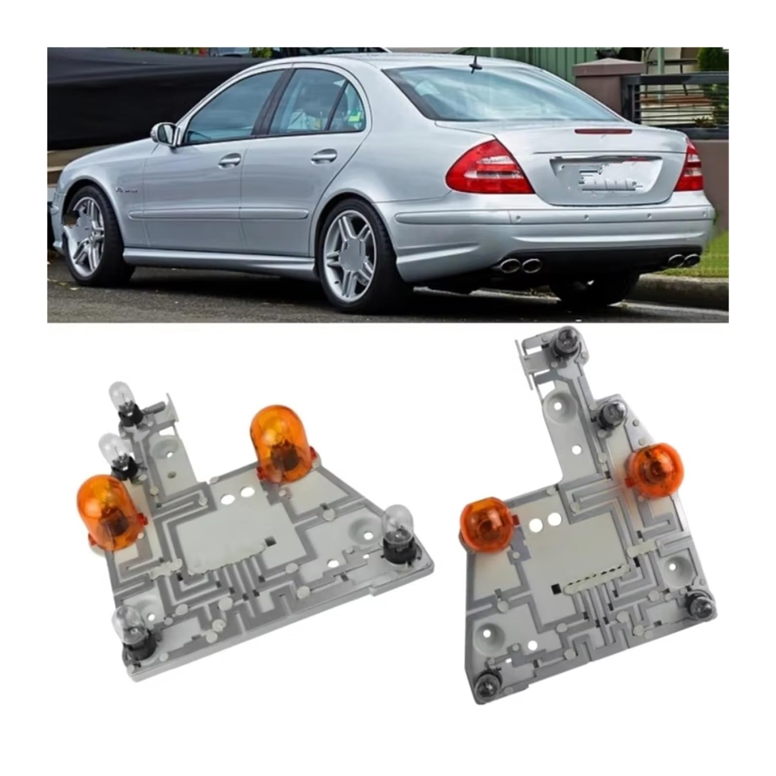 Pilotos Traseros Para Benz Clase E W211 Sedán 2003-2006 Placa De Circuito De Luz Trasera Portalámparas O/S A2118200277 Luz Trasera(R)