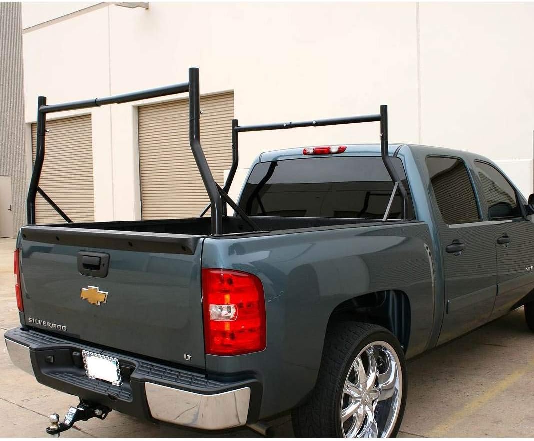 MaxxHaul 70386 Black Adjustable Pick-Up Truck Rack