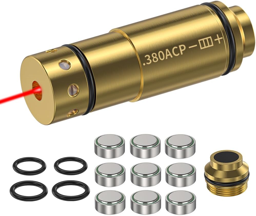 380ACP Laser Cartridge for Dry Fire Training System Durable Accurate Simulation to Improve Shooting Skills for Pistol