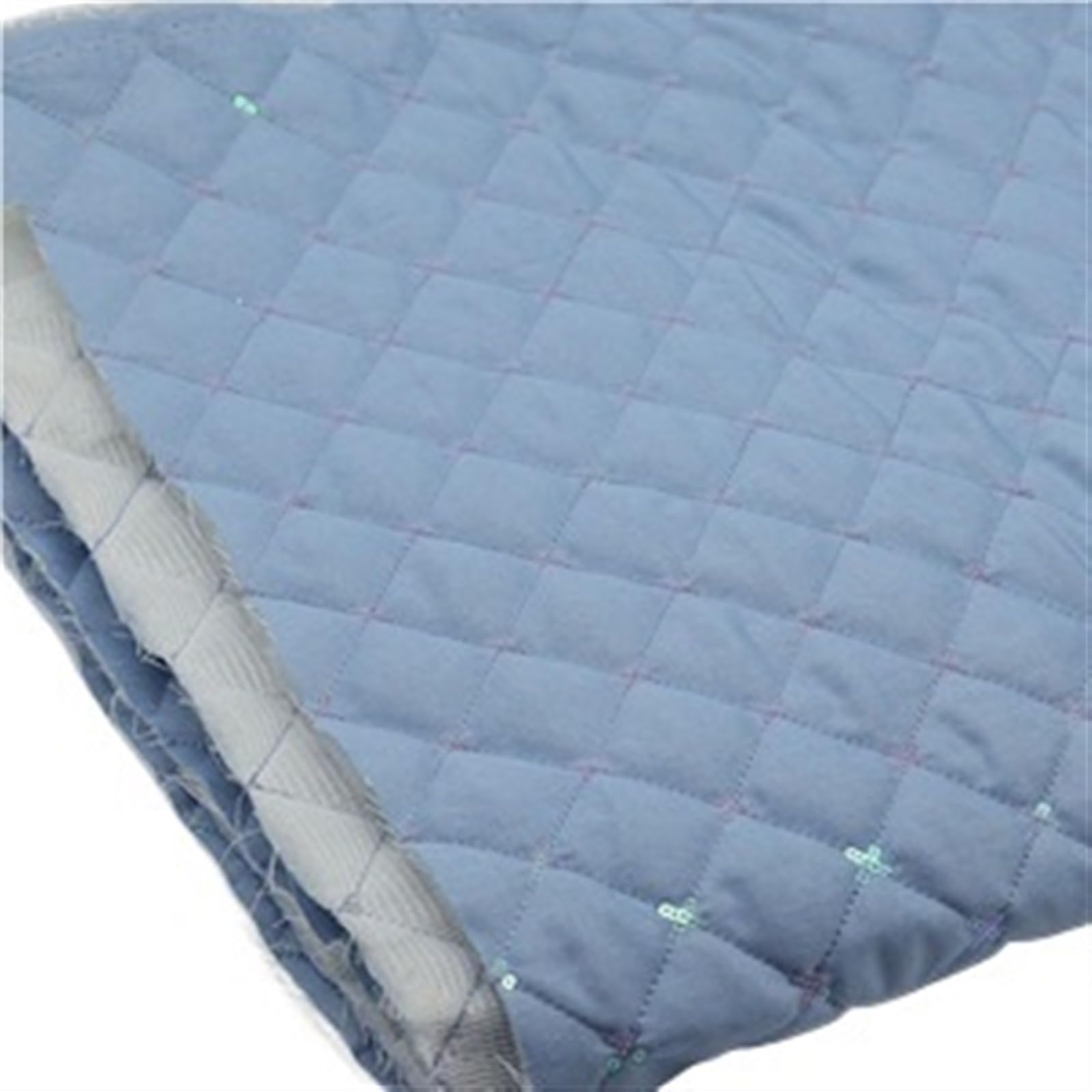 Tissu en coton matelassé à paillettes brodées, coupon idéal pour création d'accessoires DIY