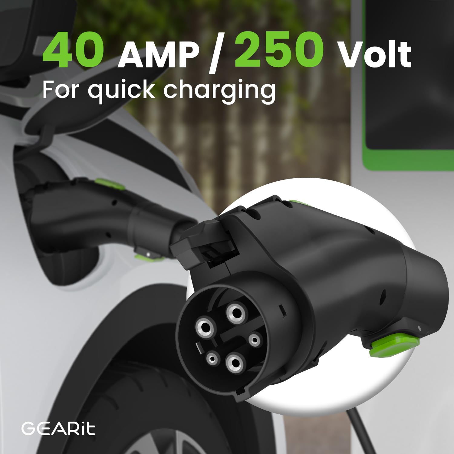 Amazon.com: GEARit Tesla to J1772 Adapter for EV, Compatible with
