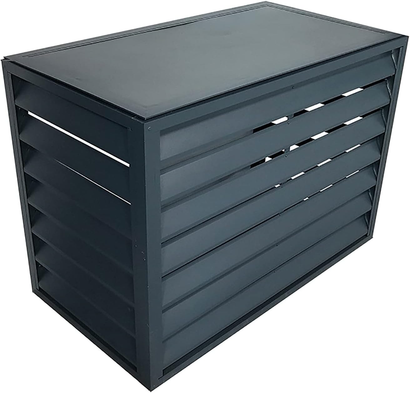 Copri Condizionatore Da Esterno Glam In Alluminio Bianco – Resistente E Indeformabile, Taglie M/L Per BTU, Made In Italy