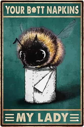 Divertido diseño de calavera para baño decoración de pared de metal letrero de hojalata retro con temática medieval decoración para el hogar