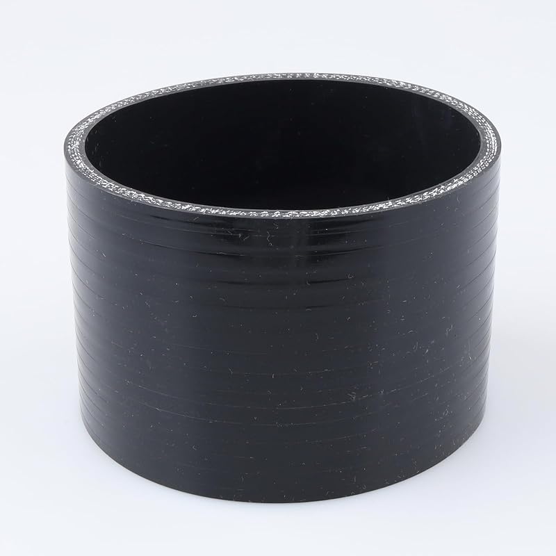 Mangueira de silicone reta para intercooler AC PERFORMANCE 102 mm x 76 mm preta – 1 unidade