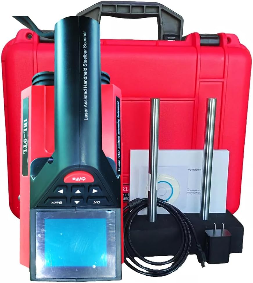 VTSYIQI Integrated Rebar Detector Locator Rebar Finder Detector Concrete Rein...