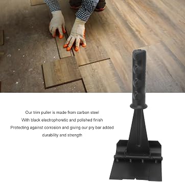 Trim Puller for Baseboard, Remodeling Wood Floor Baseboard Nail Pulling,Stainless Steel Staples Removal Home Trim Tile Removal Tool