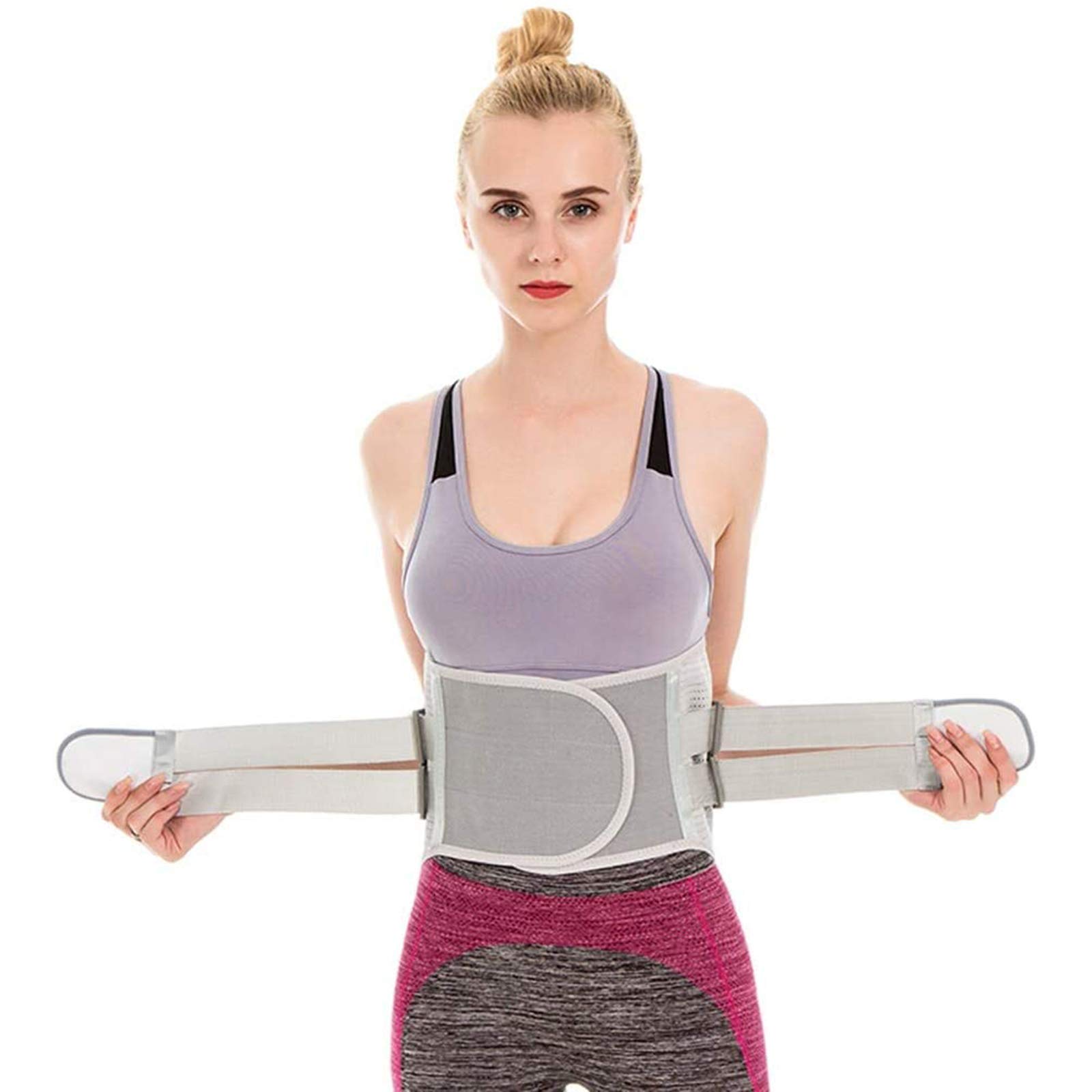 Cinturón de Soporte Lumbar y Trasero Alivio del Dolor Parte Inferior de la Espalda Soporte Banda elástica para el Alivio del Dolor de la ciática, Dolor de Espalda Needed