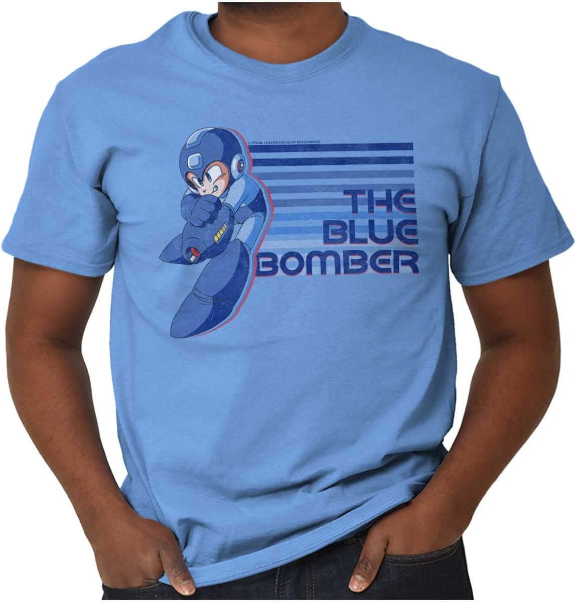 Mega Man Blue Bomber Cool 90s Anime Graphic T Shirt Men or Women