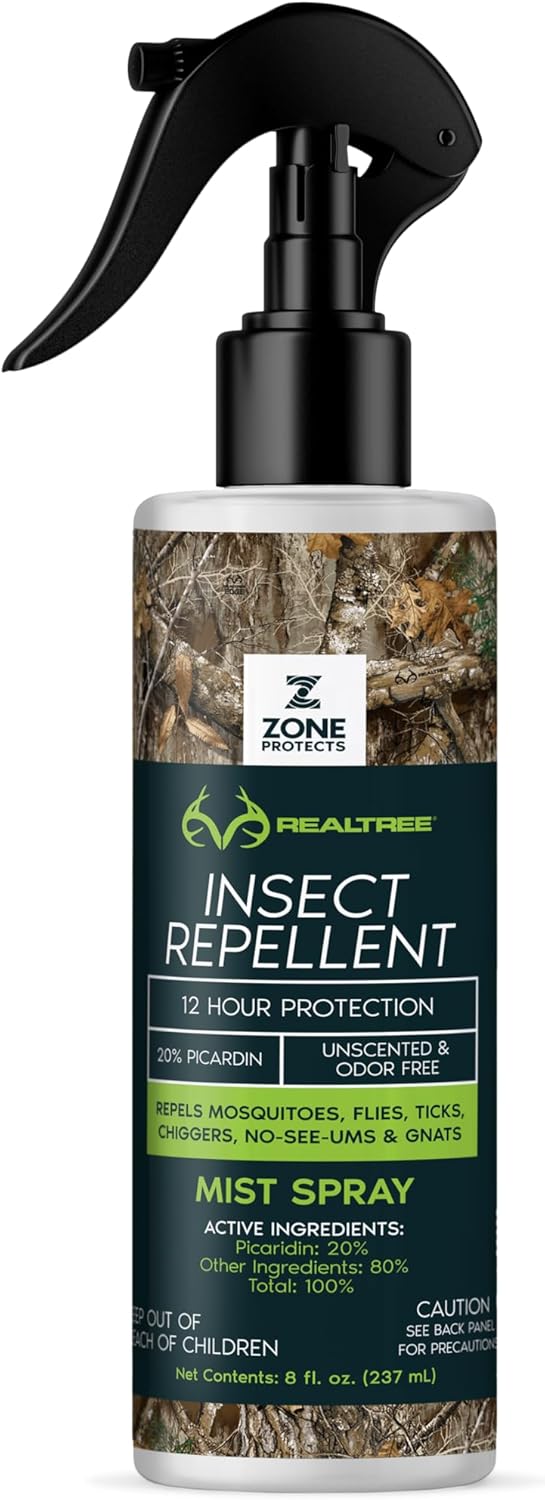 Zone Protects Realtree Tick, Chigger & Mosquito Repellent