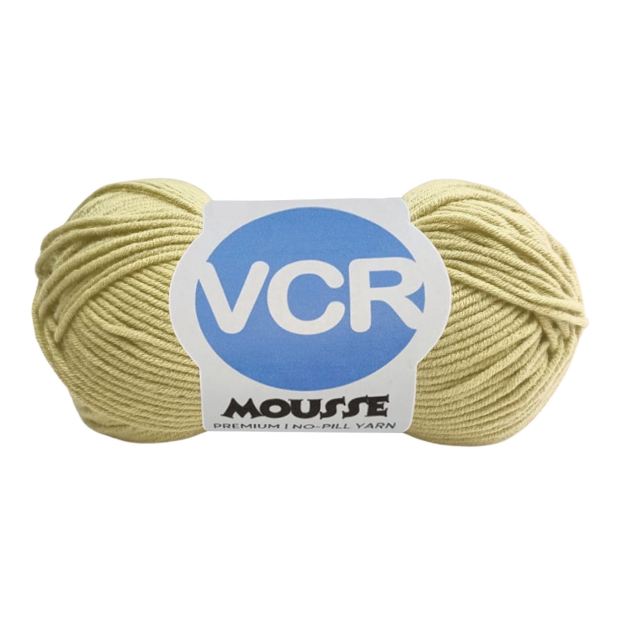 VCR 4ply Clean Beige Yarn, 100 Grams Hank, 190 Meters Length, Acrylic Ball for Crochet and Knitting, Soft Crosia Threads, Pack of 1 Yarn, Suitable for DIY Crafts