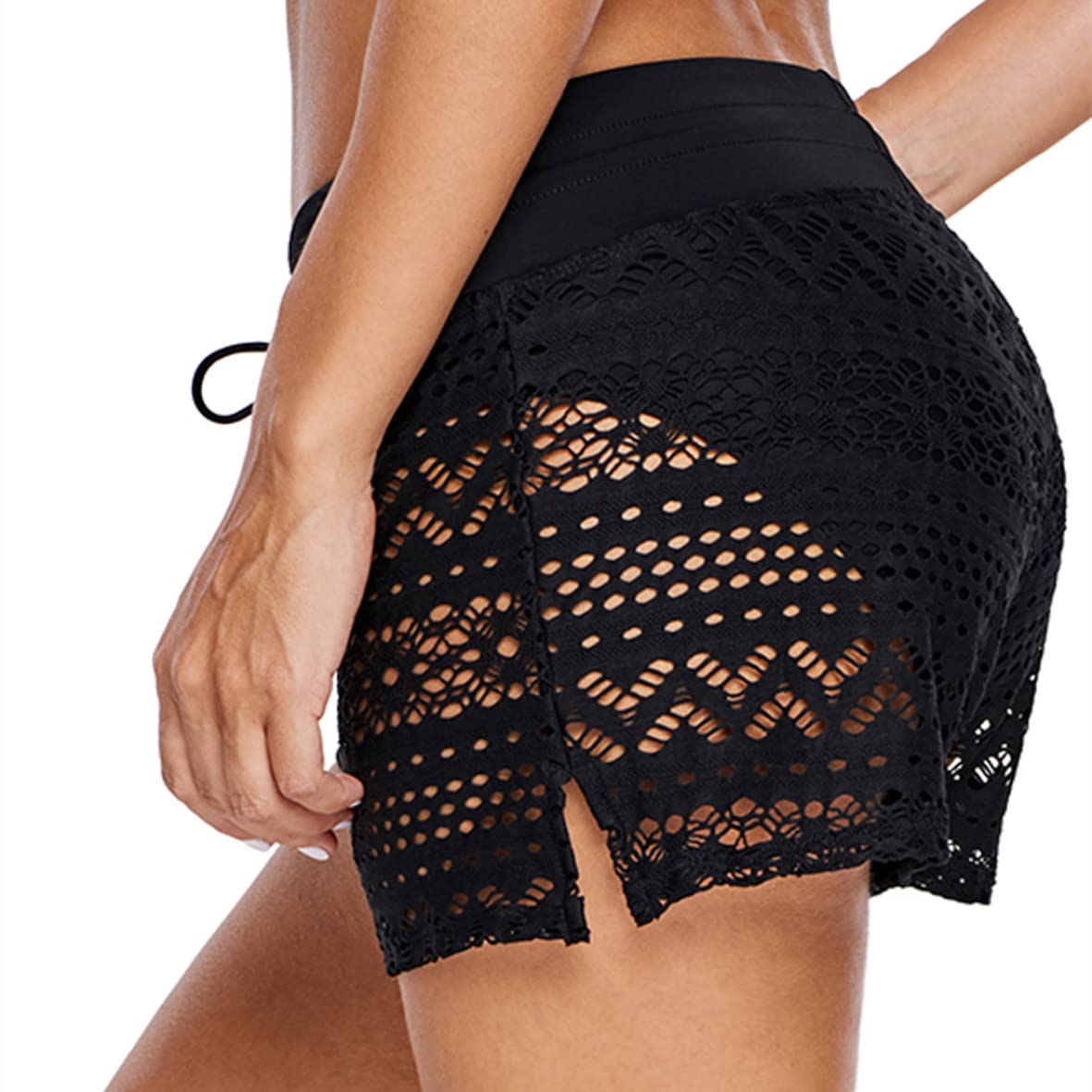 Shorts de Baño Mujer Secado Rápido Verano Pantalon Bañador Mujer con Cordón Ajustables Shorts de Natación para Playa Surf Size S-3XL